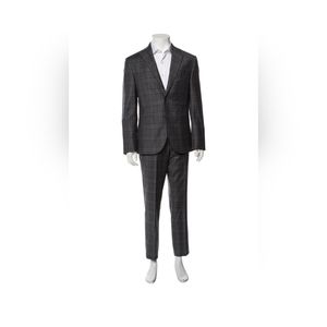 Victor Talbots Mens Plaid Print Two Piece Suit